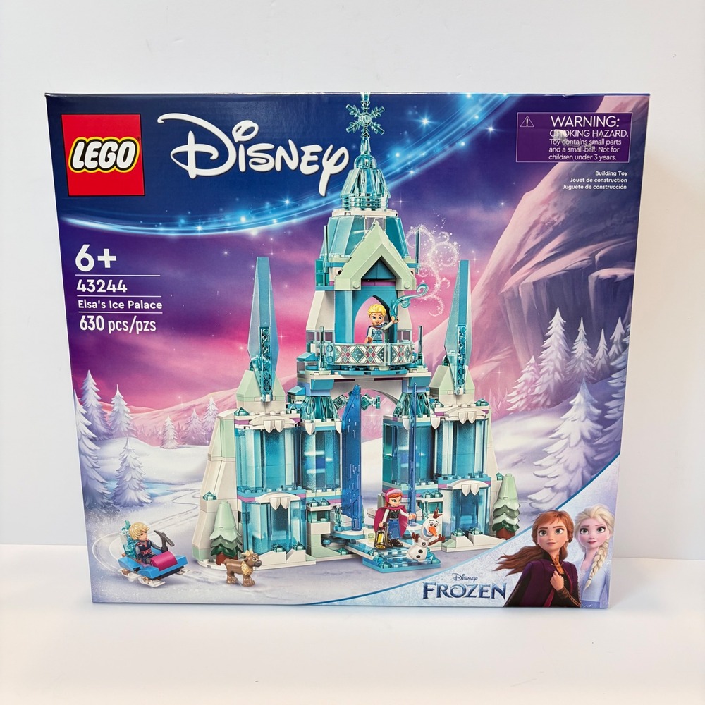LEGO Disney Frozen 43244 Elsa's Ice Palace 630 Pcs Building Set NEW Princess '24